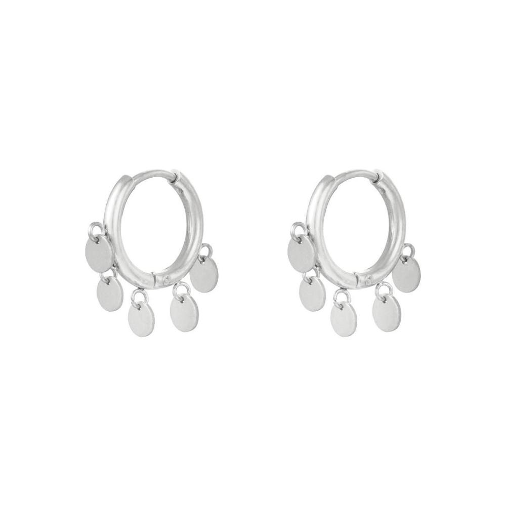 Earrings Floating Circles Picture3