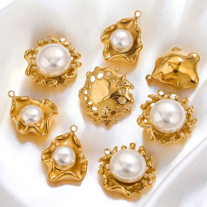 1 Pair Classic Series Retro Geometric  Gold Plated Women Pendants h5 Picture3