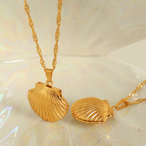 Collar Con Colgante De Tortuga De Acero Inoxidable Chapado En Oro De 18 Quilates Para Mujer, Serie Simple, 1 Pieza h5 Imagen2