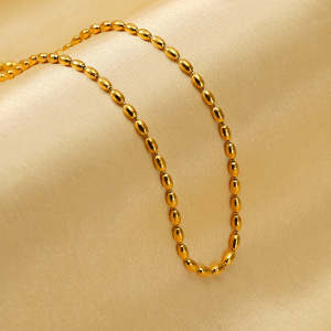 1 Piece Simple Series Simple Stainless Steel  Gold Plated Unisex Chain Necklaces h5 Picture4