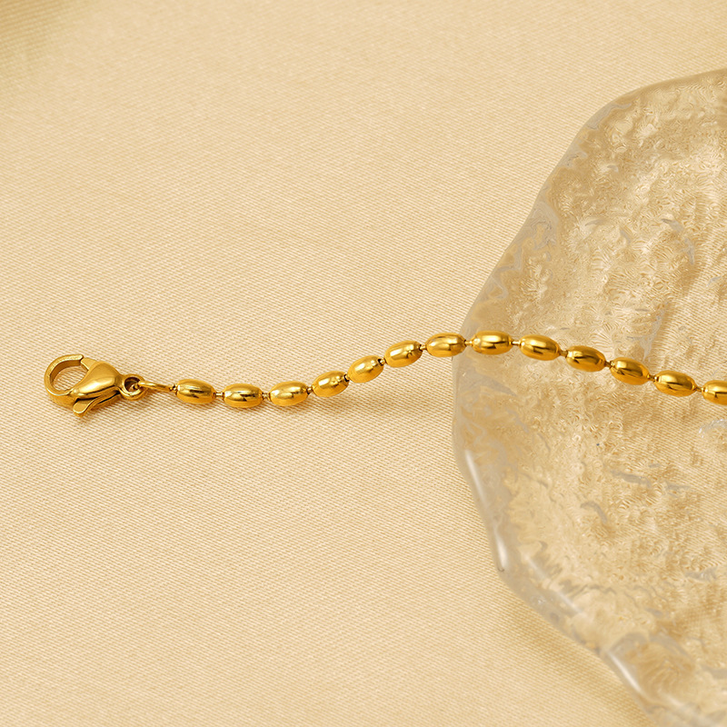 1 Piece Simple Series Simple Stainless Steel  Gold Plated Unisex Chain Necklaces Picture3
