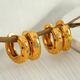 Eh323 Color Diamond Gold Earrings