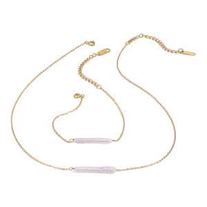 1 Piece Classic Series Elegant Round Stainless Steel  Gold Plated Women Charm Bracelets h5 Picture7