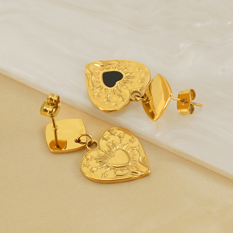 1 Pair Light Luxury Fashion All-Match Love Women's Pendant Earrings Picture3