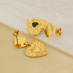 1 Pair Light Luxury Fashion All-Match Love Women's Pendant Earrings h5 Picture3