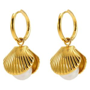 1 Pair Simple Temperament Pearl Women's Pendant Earrings h5 Picture5