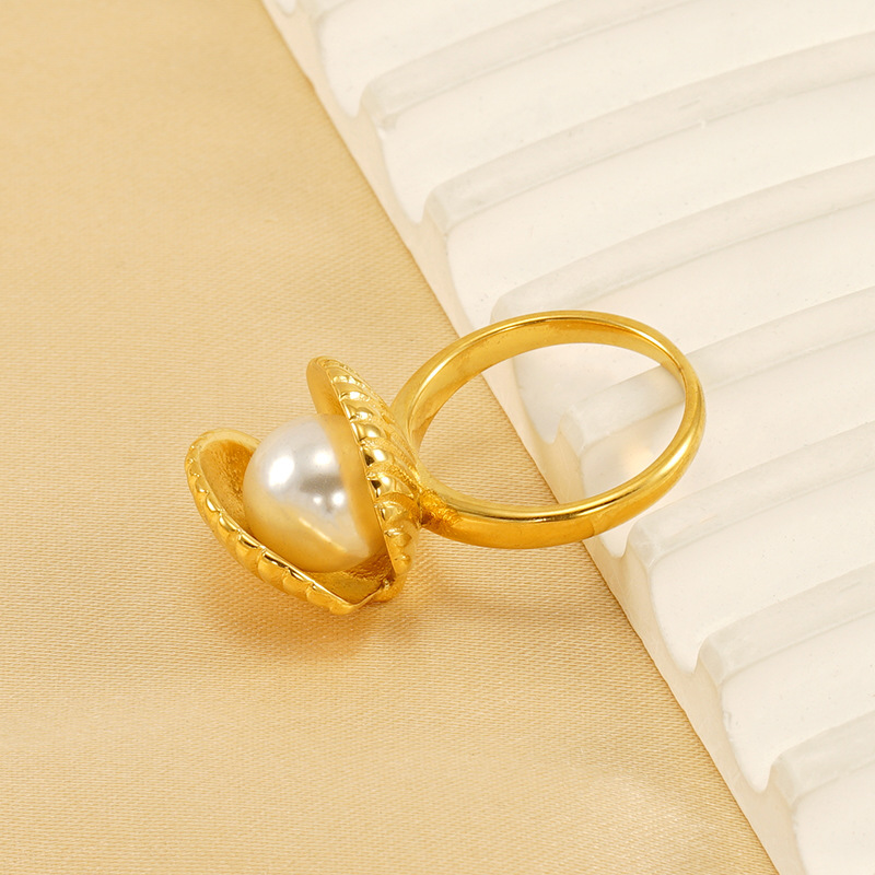 1 Pair Simple Temperament Pearl Women's Pendant Earrings h5Picture4