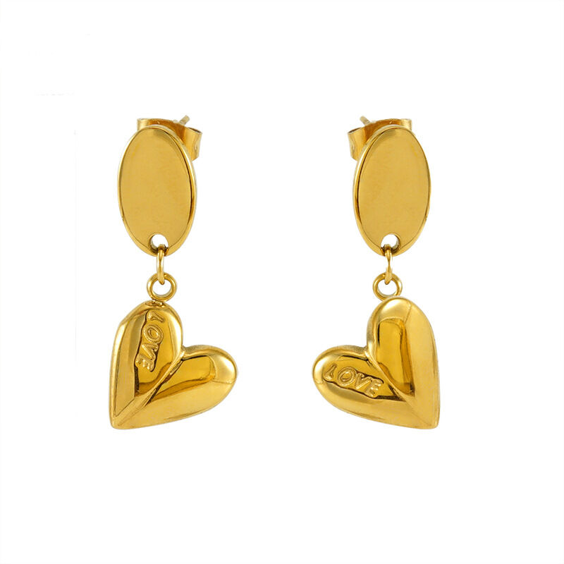 1 Pair Letter Love Women's Pendant Earrings Picture2