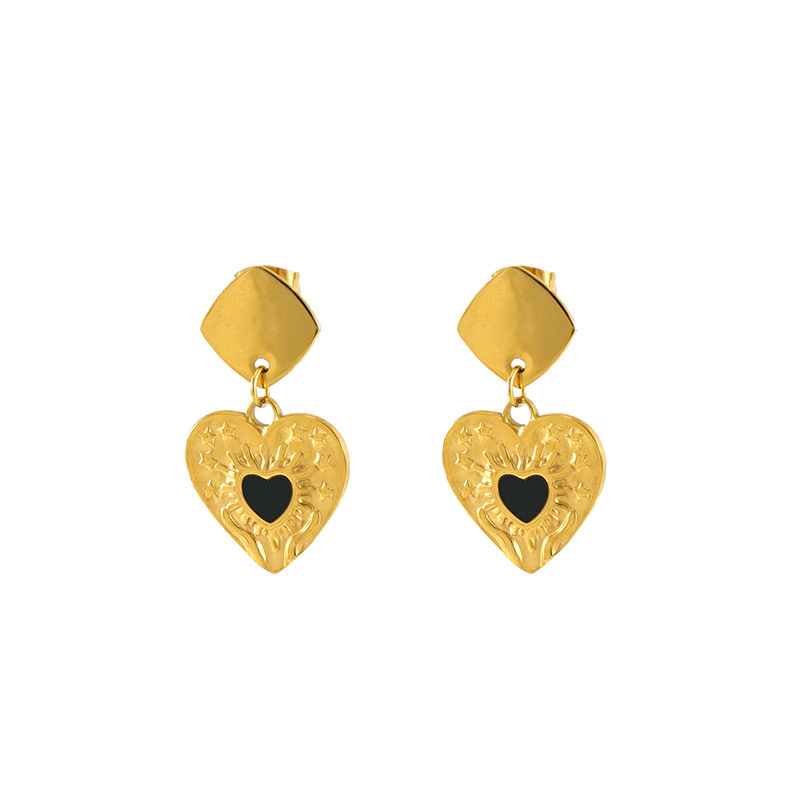 1 Pair Light Luxury Fashion All-Match Love Women's Pendant Earrings Picture5