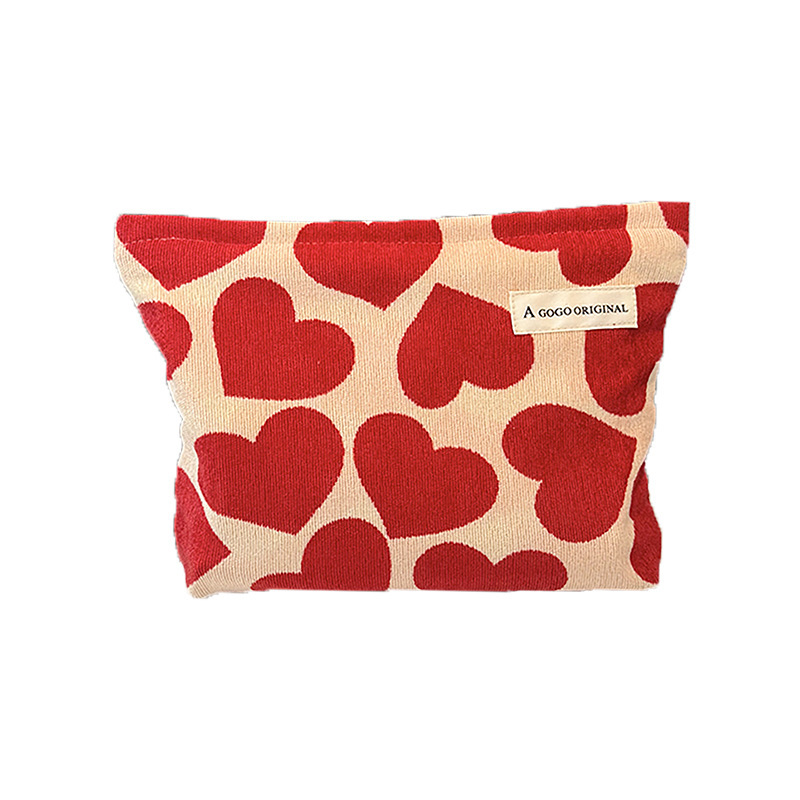1 Piece Romantic Series Sweet Heart Corduroy Women's Bags Picture5