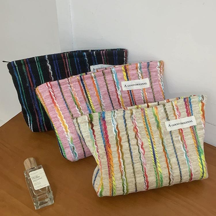 1 Piece Romantic Series Vacation Strip Yarn Women's Bags h5Picture4