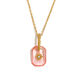 Acrylic Eight-Pointed Star Pendant Necklace-Gold-3 Picture3