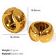 EH848G Gouden oorclip Afbeelding2