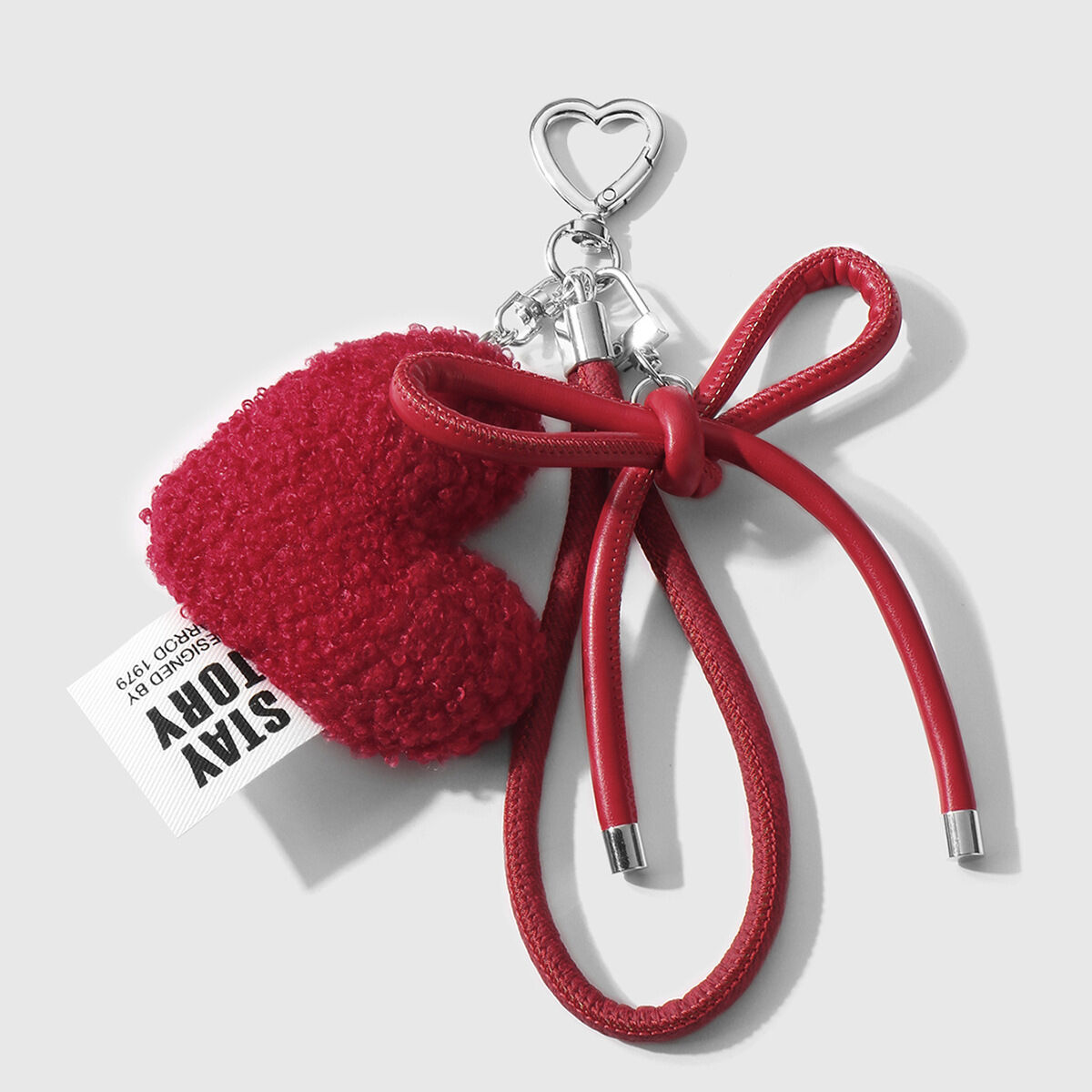 1 breloque de sac en alliage pour femme, série romantique, en forme de cœur mignon 