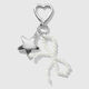 1 porte-clés étoile en imitation perle blanche Image2