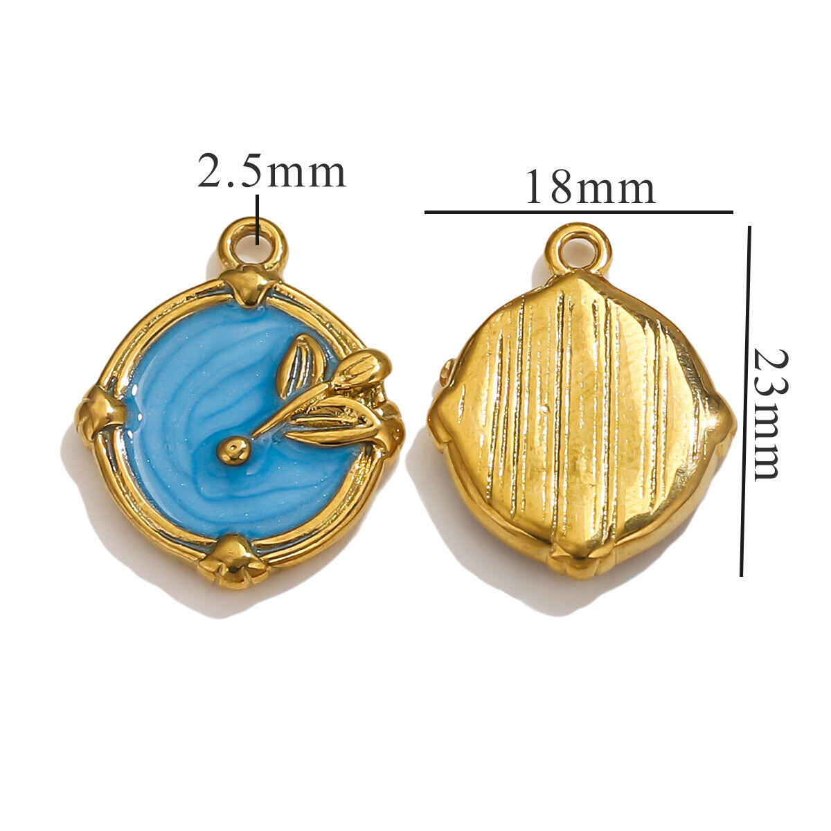18X23 Oval Pendant - Blue Picture12