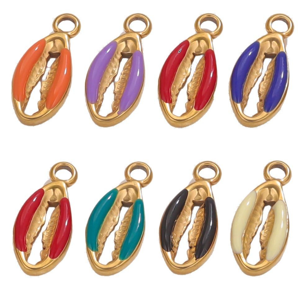 1 Piece Simple Series Retro Turtle Stainless Steel Waterproof Gold Color Women's Pendants h5Picture4