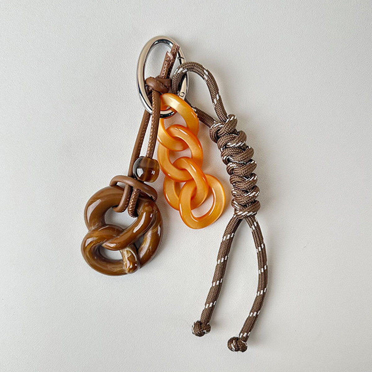 1 Piece Sport Series Brown Color Women's Bag Charms h5 Picture2