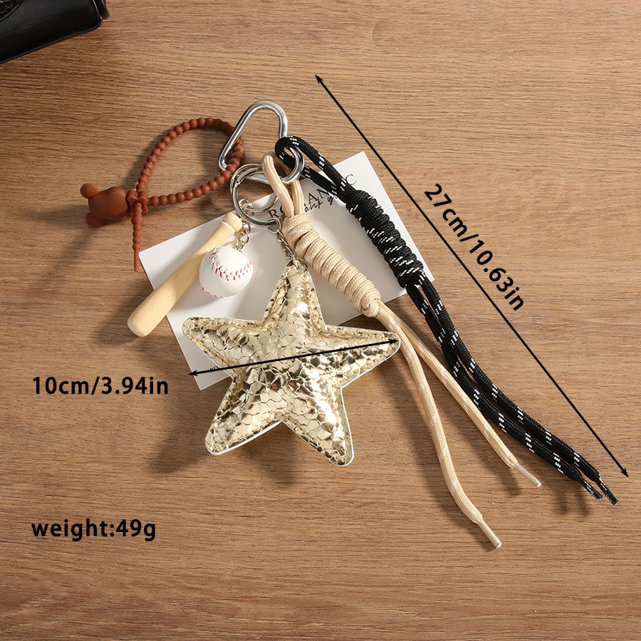 1 Stück Simple Series Daily Star Pu Damen Taschenanhänger h5Bild3