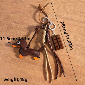 1 Stück Simple Series Daily Animal Pu Damen Taschenanhänger h5 Bild6