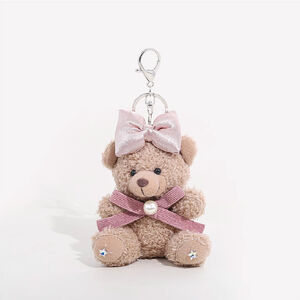 1 Piece Sweet Bow Bear Women's Bag charms h5