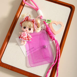 1 Piece Lovely Series Cute Bow Knot Baby Doll Rayon Women's Bag Charms h5