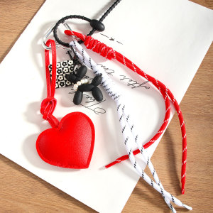1 Stück Simple Series Daily Heart Pu Damen Taschenanhänger h5 Bild2