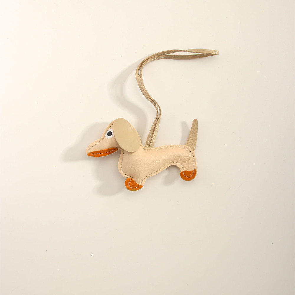 1 Piece Classic Series Daily All-Match Wiener Dog Garniture Pu Women's Bag Charms Picture7