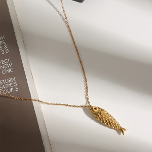 1 Stuk Delicate Schelp Hanger Ketting Van Roestvrij Staal, Waterdicht, Goudkleurig, Uit De Vakantieserie Voor Dames h5 Afbeelding7