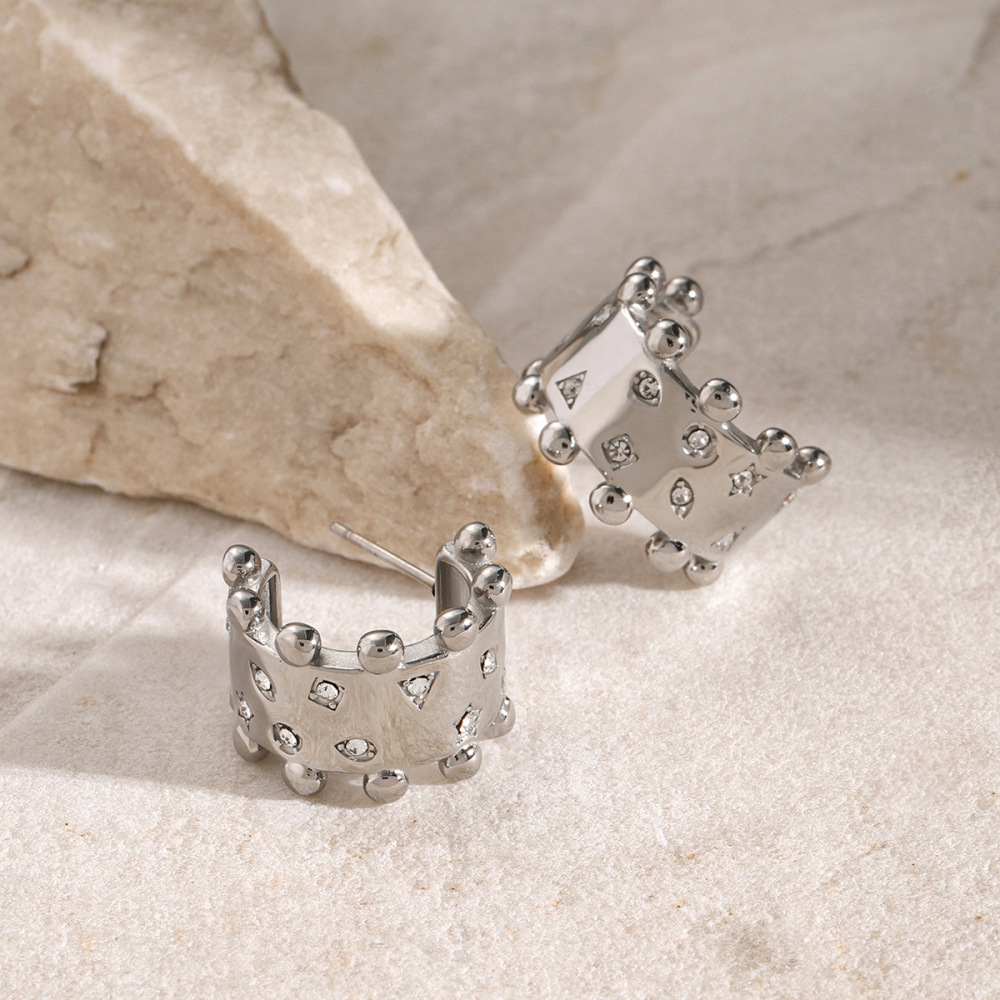 1 Stuk Exquisite Series Retro Pentagram Ronde Roestvrijstalen Waterdichte Goudkleurige Damesarmband Afbeelding6