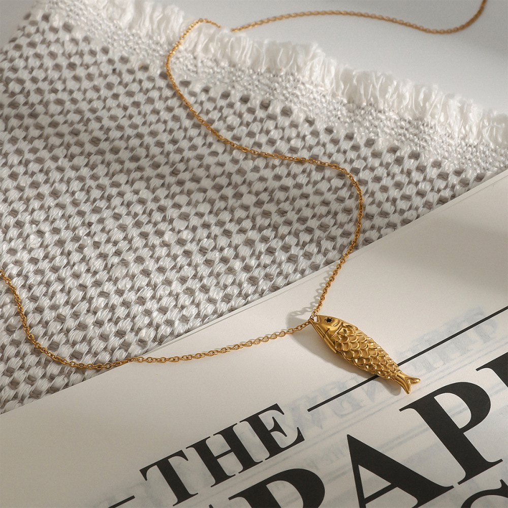 1 Stuk Delicate Schelp Hanger Ketting Van Roestvrij Staal, Waterdicht, Goudkleurig, Uit De Vakantieserie Voor Dames Afbeelding6