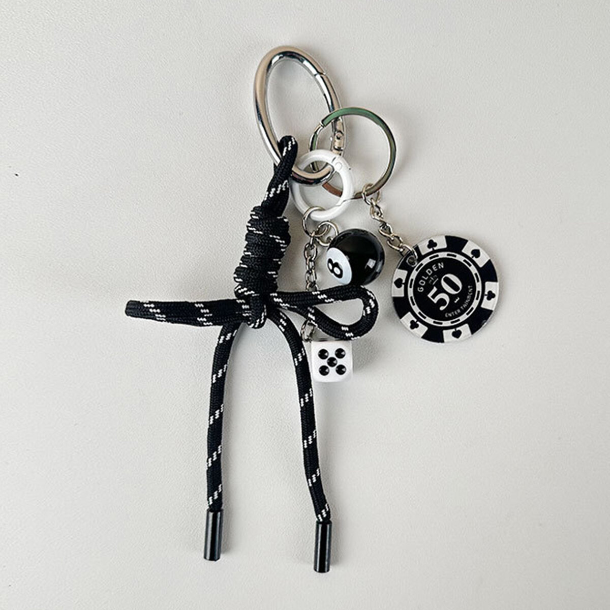 1 Piece Sport Series Black Color Women's Bag Charms h5 