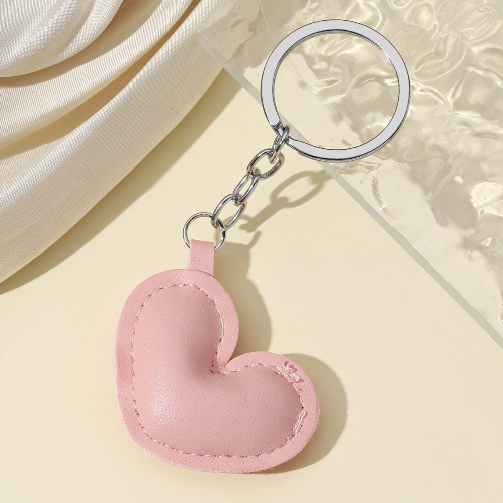 1 Stück Simple Series Sweet Heart Pu Damen Taschenanhänger h5Bild4