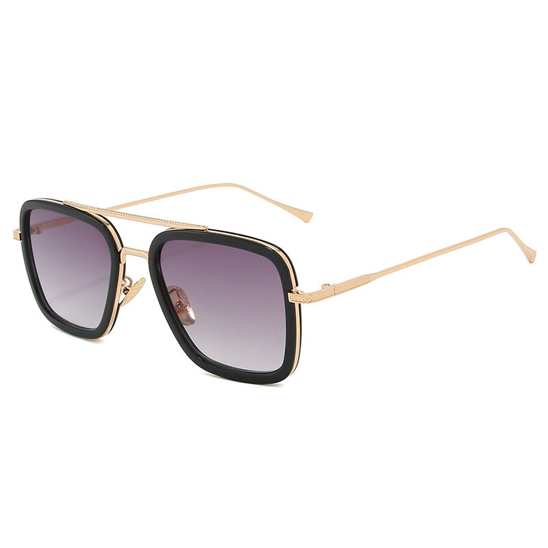 1 Piece Simple Series Retro Solid Color Alloy Women's Sunglasses