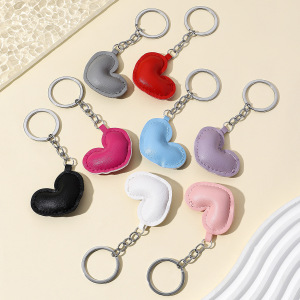 1 Stück Simple Series Sweet Heart Pu Damen Taschenanhänger h5 Bild3