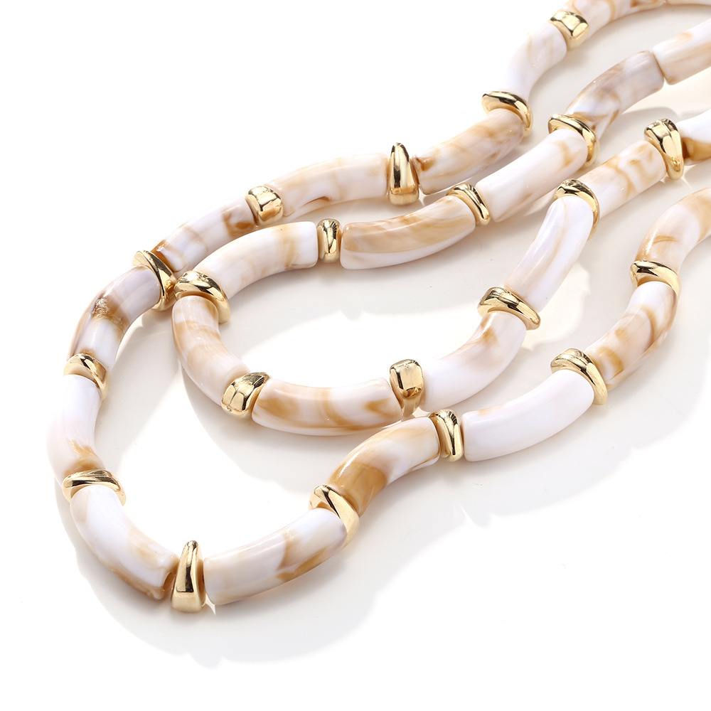 1 Stück Simple Series Simple Beads Resin Perlenketten Für Damen Bild2