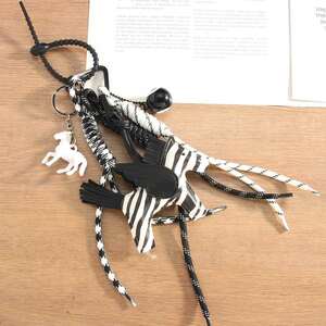 1 Piece Simple Series Daily Animal Zebra PU Women's Bag Charms h5 Picture2