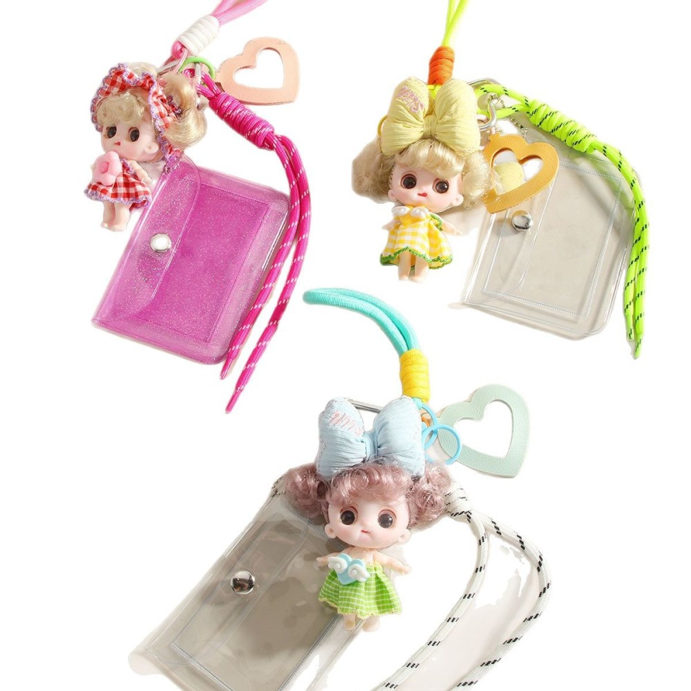 1 Stück Rosa Niedliche Mädchenpuppe Als Taschenanhänger Für Damen Bild3