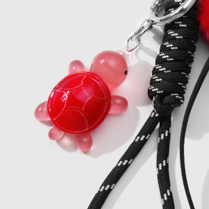 1 Piece Cute Plush Heart Women's Bag Charms h5 Picture3
