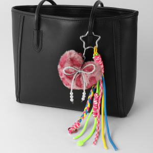 1 Stück Simple Series Retro Herz Legierung Kein Beschichtungsmaterial Künstliche Perle Damen Taschenanhänger h5 Bild3
