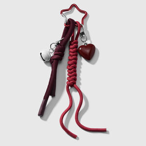 1 Piece Sweet Rope & Mini Bell Bag Charms h5