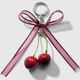 1 Red Mesh Bow Keychain Picture6