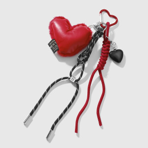 1 Stück Simple Series Sweet Heart Legierung Kein Beschichtungsmaterial Damen Taschenanhänger h5 Bild2
