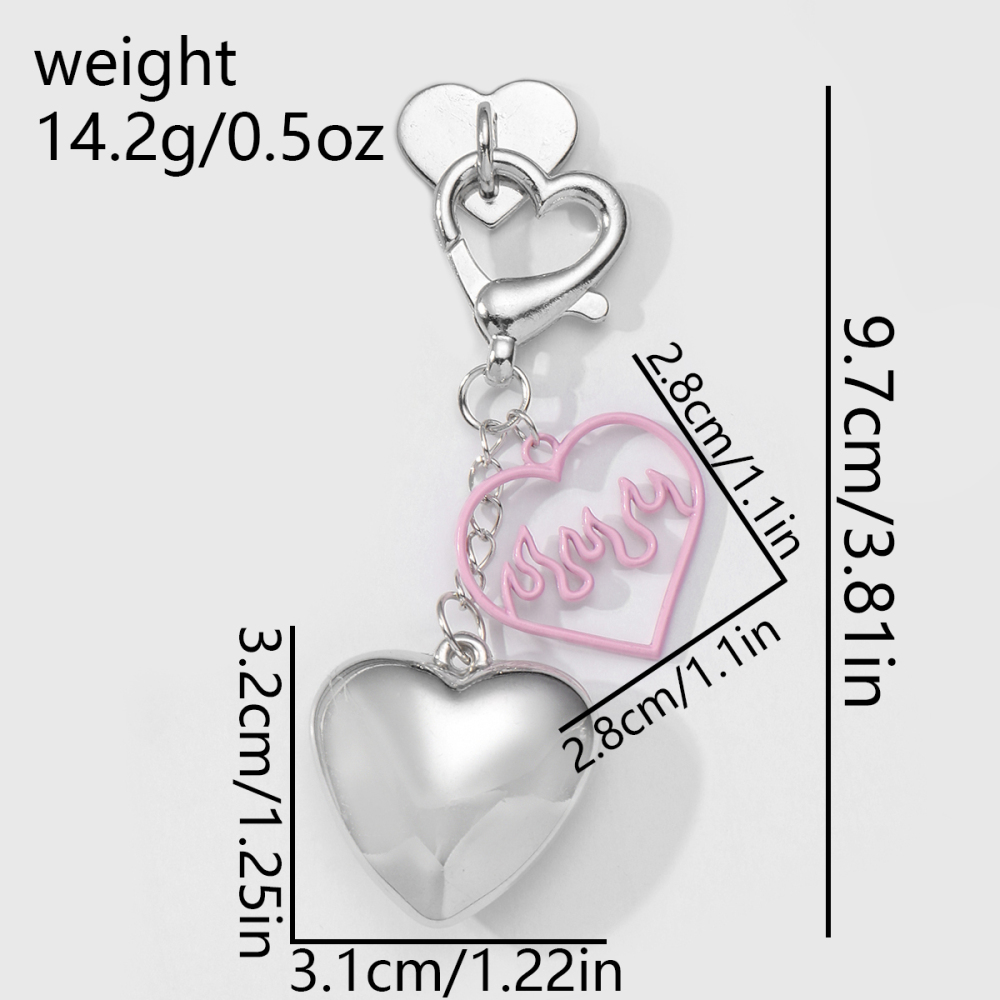 1 Piece Simple Bow & Love Bag Charms Picture6