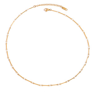 1 Piece Chain Stainless Steel Waterproof Gold Color  Women's Diy Chain Necklaces h5 Picture4