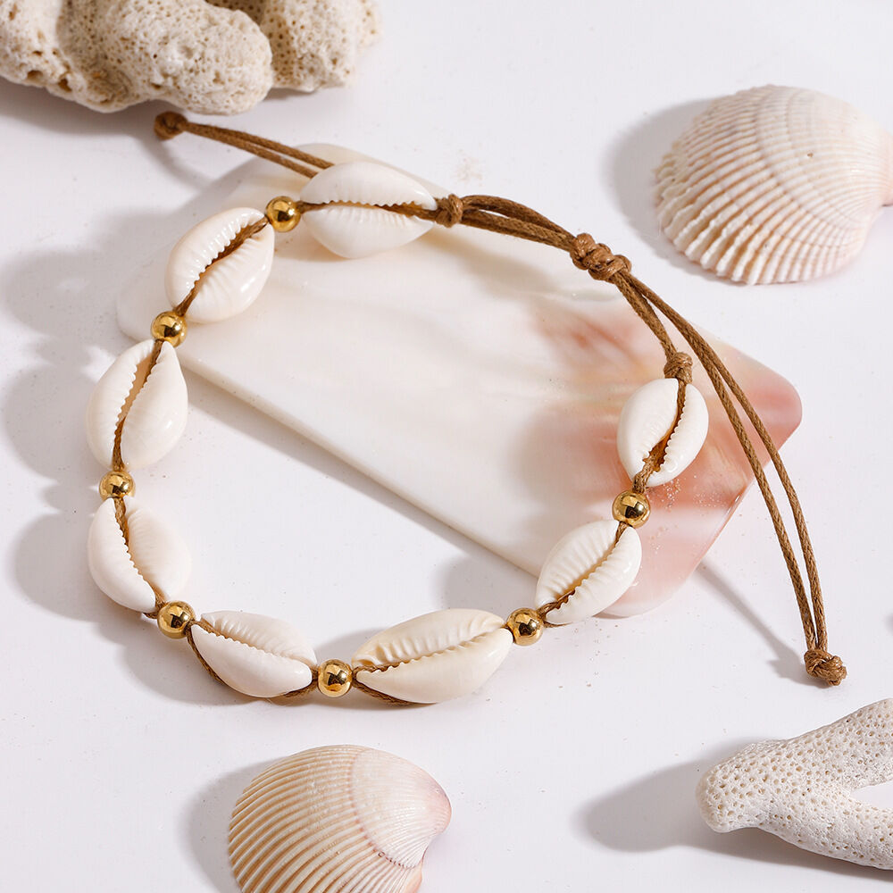 1 Piece Simple Series Vacation Turtle Stainless Steel Waterproof   Gold Color  Shell Women's Anklets Picture2
