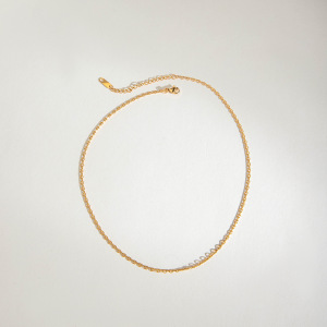 1 Piece Chain Stainless Steel Waterproof Gold Color Women's Diy Chain Necklaces h5 Picture3