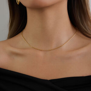 1 Piece Chain Stainless Steel Waterproof Gold Color Women's DIY Chain Necklaces h5 Picture2