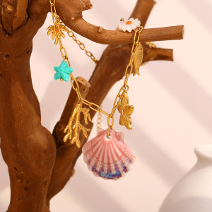 Sweet Oceanic Shell Women's Pendant Necklaces h5 Picture3