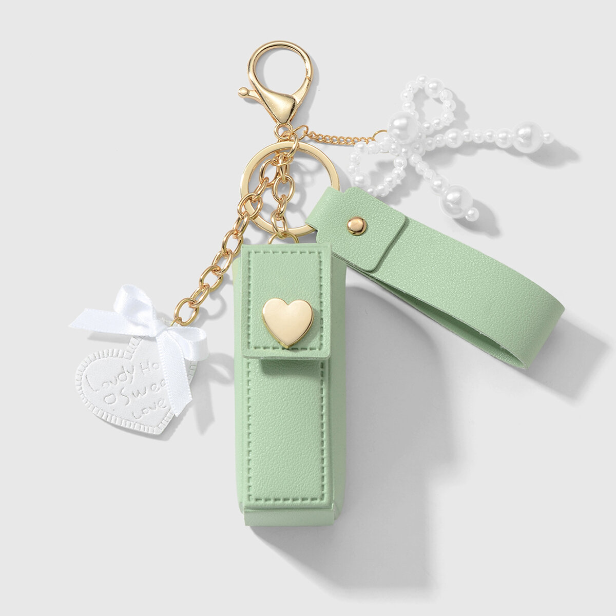 1 pezzo di ciondolo per borsa da donna in lega con nodo a fiocco semplice, senza placcatura. 